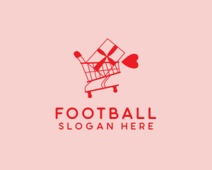 Valentine - Valentine Shopping Cart logo design
