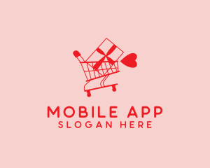 Valentine - Valentine Shopping Cart logo design