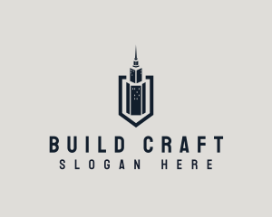 Skyscraper Tower Building logo design