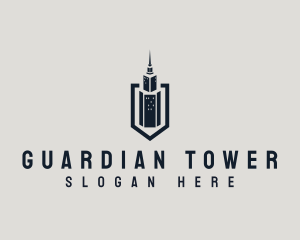 Skyscraper Tower Building logo design