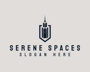 Skyscraper Tower Building logo design