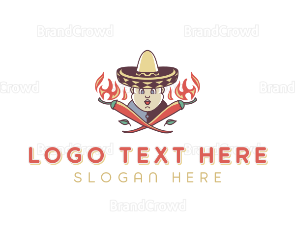 Spicy Mexican Chili Logo