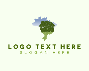 Brazil - Brazil Tree Lumber logo design