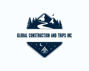 Peak - Travel Mountain Hiking logo design