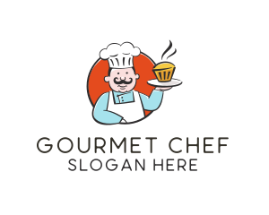 Chef - Cupcake Pastry Chef logo design