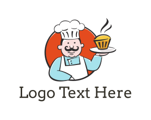 Chef - Cupcake Pastry Chef logo design