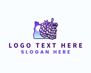 Leaf - Oregon Grapes Vineyard logo design