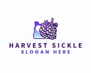 Oregon Grapes Vineyard logo design