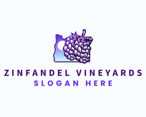 Oregon Grapes Vineyard logo design