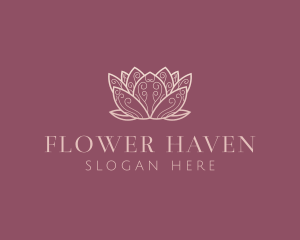 Zen Lotus Flower logo design