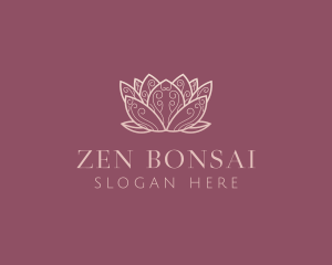 Zen Lotus Flower logo design