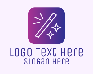 Social Media - Magic Wand App logo design