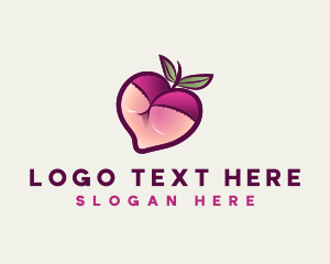 Adult Content - Feminine Lingerie Peach logo design