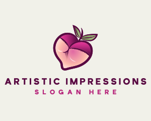 Feminine Lingerie Peach logo design