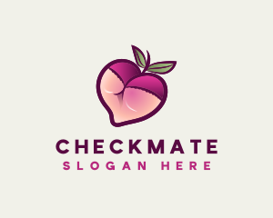 Feminine Lingerie Peach logo design