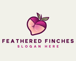 Feminine Lingerie Peach logo design