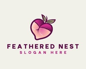 Feminine Lingerie Peach logo design