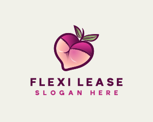 Feminine Lingerie Peach logo design