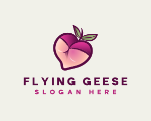 Feminine Lingerie Peach logo design