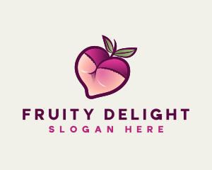 Feminine Lingerie Peach logo design