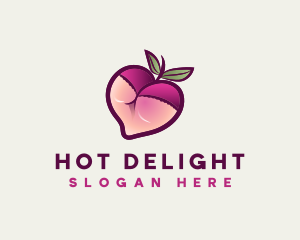 Feminine Lingerie Peach logo design