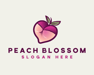 Feminine Lingerie Peach logo design