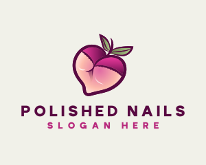 Feminine Lingerie Peach logo design