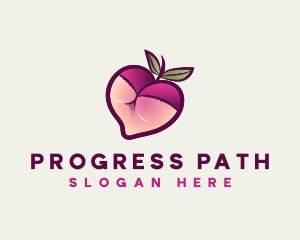 Feminine Lingerie Peach logo design