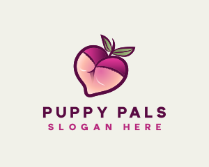 Feminine Lingerie Peach logo design