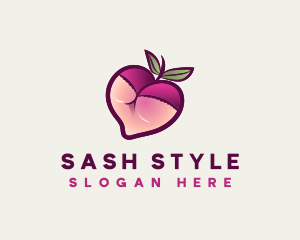 Feminine Lingerie Peach logo design