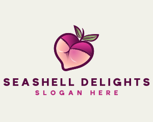 Feminine Lingerie Peach logo design