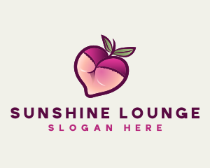 Feminine Lingerie Peach logo design