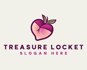 Feminine Lingerie Peach logo design