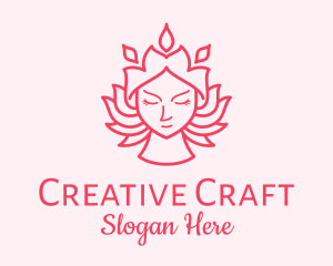 Bloom - Flower Lady Beauty logo design