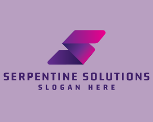 Modern Gradient Letter S logo design