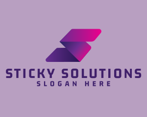 Modern Gradient Letter S logo design