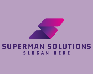 Modern Gradient Letter S logo design