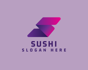 Modern Gradient Letter S logo design