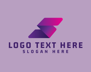 3d - Modern Gradient Letter S logo design