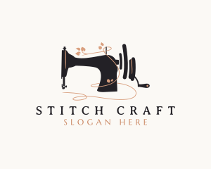 Sewing - Tailor Sewing Machine logo design