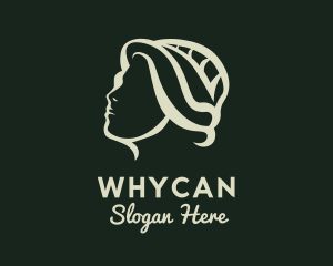 Therapy - Leaf Woman Hair Salon logo design