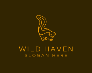 Wild Squirrel Wildlife logo design