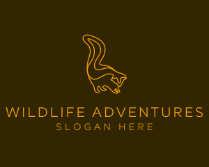 Wild Squirrel Wildlife logo design