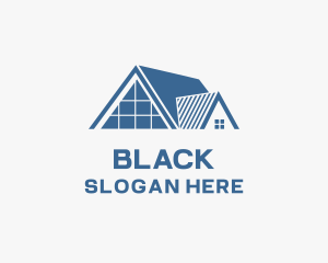 Architect - House Roofing Service logo design