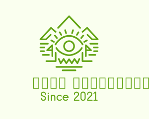 Optometrist - Mystical Mountain Eye logo design