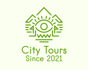 Sightseeing - Mystical Mountain Eye logo design