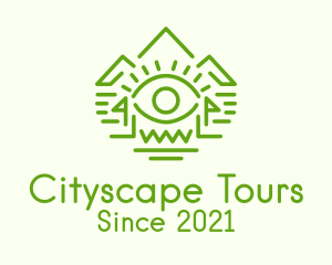 Sightseeing - Mystical Mountain Eye logo design