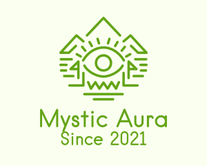 Mystical Mountain Eye logo design