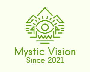 Mystical Mountain Eye logo design