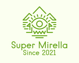 Mystical Mountain Eye logo design
